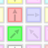 Arrow Puzzle - Click as much arrows as possible before you reach a dead end in this simple puzzle game.