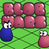 Blob Wars - Blobs are always fighting, and your job is to command your army of blobs and take over the board.  Use tactics and cunning to change your opponent's blobs to your color, and finish the game with the most blobs to win.  One or two players, and multiple board layouts keep the game fresh.