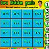 Dora division puzzle - Solve math questions to reveal the puzzle picture.
