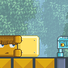 Pusher - Pusher likes to be alone inside his colorful block world. Use boxes to throw all the evil robots out. Avoid spikes, laser beams and robots. Use movable object as a shield against laser beams and spikes and as a weapon against robots.