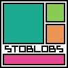 Stoblobs - Find two similar pieces, click them to remove from the board. Clear all pieces to level up.