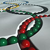 Winter Olympics Rings - Turn the rings to match colors of the olympic flag.