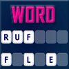 Word Ruffle - Try to make as many words as possible from letters supplied. Progress to next level if you find enough words or one that contains all the letters.